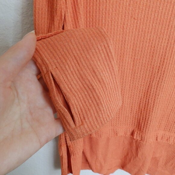 Free People We The Free North Shore Thermal Tunic Long Sleeve size S & M - Picture 10 of 11